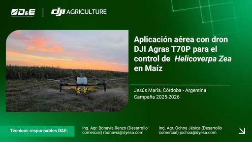 Aplicación Insecticida Maíz con T70